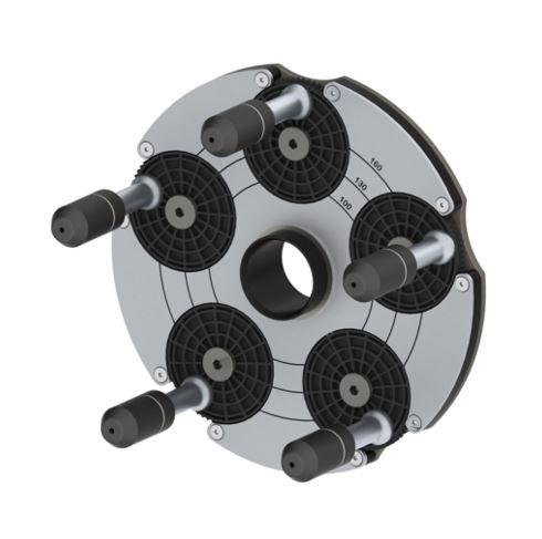 Keskityslaippa QuickPlate 5 x 95-182 / 40mm akselille image 0