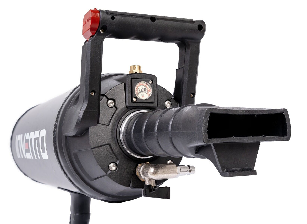 Bazooka-mallin ilmaiskulaite Invento Alu Pro