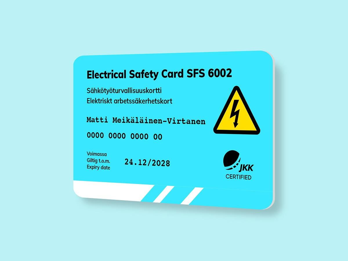 SFS 6002 Sähkötyöturvallisuuskoulutus image 0