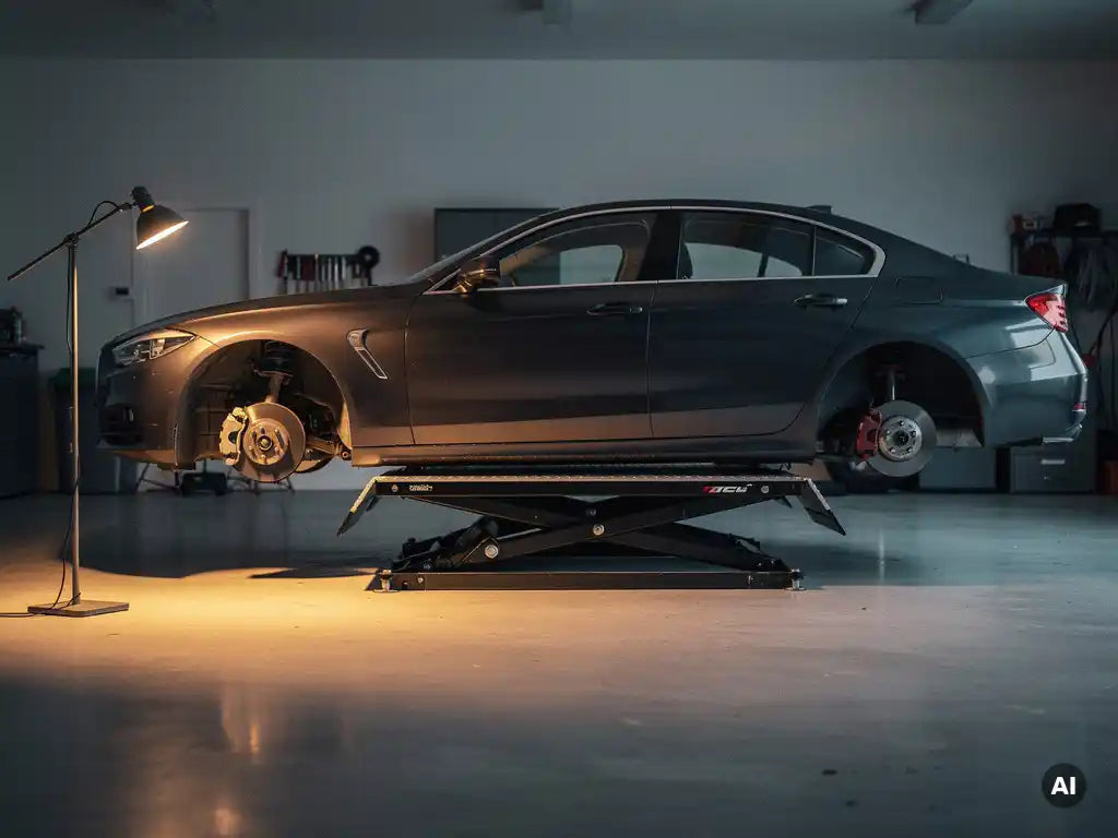 Onko turvallista käyttää autonostinta kotitallissa?