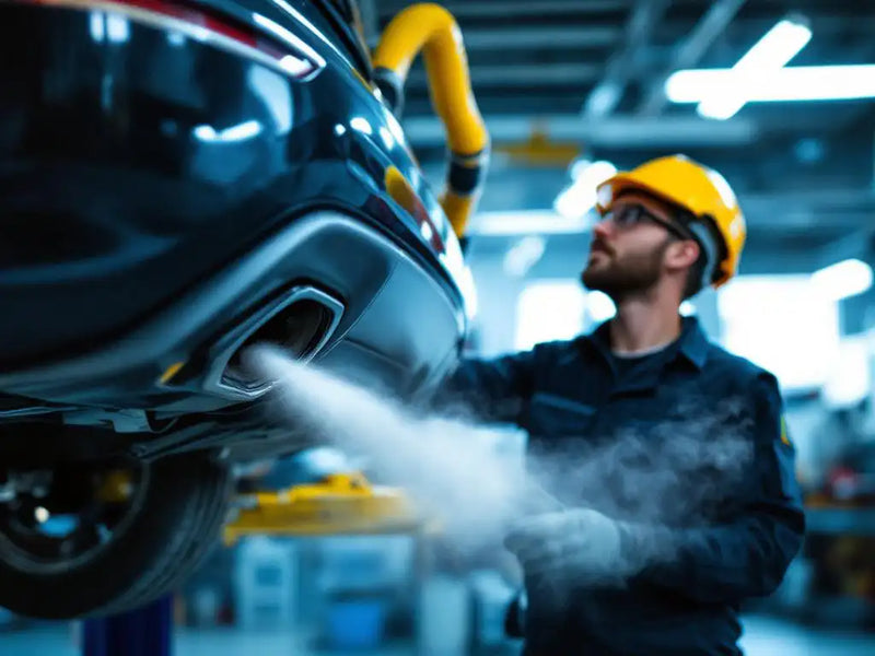 Pakokaasupuhallin ja poistojärjestelmät autokorjaamoihin
