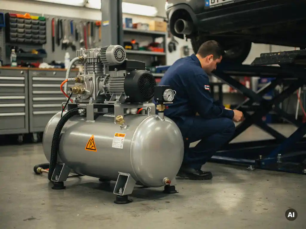 Ruuvikompressori autokorjaamoille — kotimainen toimittaja