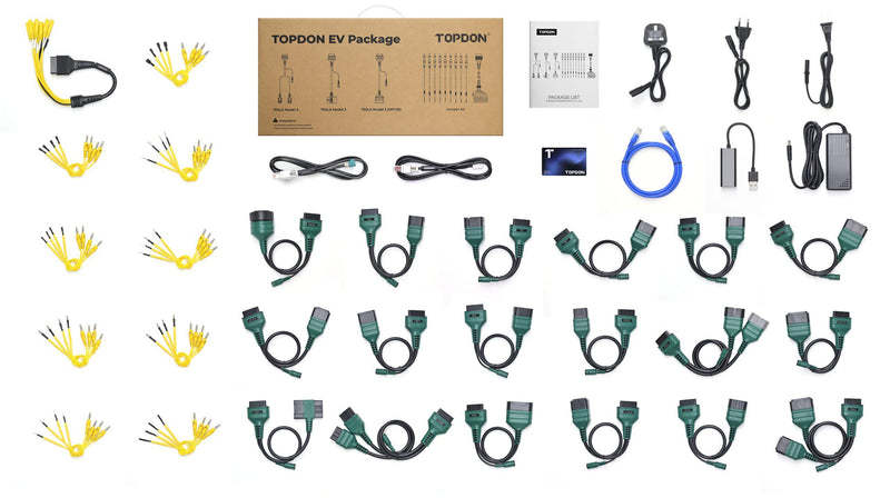 Topdon EV kit, lisäosa korkeajänniteakkujen diagnostointiin