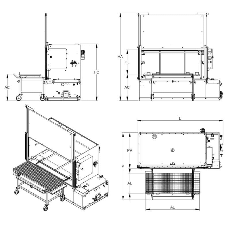 Teollisuuspesukone LinearJet